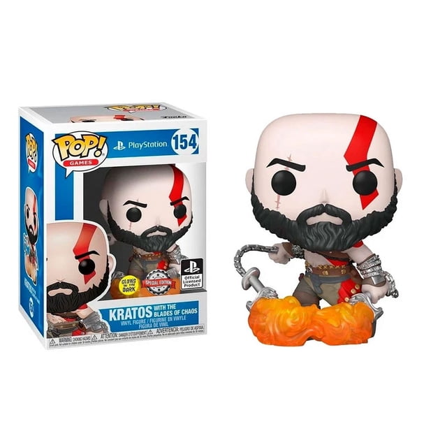 2025 FUNKO POP God Of War KRATOS #154 Figura de acción Colección Modelo Juguetes para niños Regalos de cumpleaños