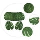 thumbnail image 3 of Moluckfu 12Ud Manteles Para Con Hojas De Monstera Artificiales De Poliéster Para Natural Y Tropical, 3 of 8