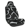 thumbnail image 1 of Balery Numbers Funda de Asiento para Auto con Diseño - Cubierta Frontal Suave y Transpirable con Protector Antideslizante- 1 Unidad, 1 of 5