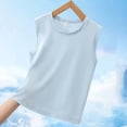 thumbnail image 5 of Boys Ice Silk Mesh Sleeveless Tank Top, Thin Breathable Solid Vest For Big‑Kids Summer Sports & Outside Play, 5 of 7