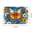 thumbnail image 3 of Goofa 16"x24" Inches Spring Butterfly Flowers Doormats for Outdoor Entrance - Non-Slip Welcome Mat, Heavy Duty Door Mats Outdoor, Spring Doormat, 3 of 9