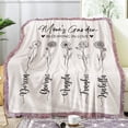thumbnail image 4 of Best Mom Ever Custom Blanket, Birthday Gifts for Mom from Daughter Son with Pictures, Customized Photo Collage Mother Blankets Wife Birthday Gifts, Personalized Flannel Blanket with Photo as a Gift, 4 of 6