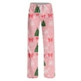 thumbnail image 6 of Hearthz Christmas Pajama Pants Women Winter Super Soft Drawstring Womens Pj Pants Fleece Wide Leg Xmas Women's Pants, 6 of 6