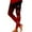 F Wine, variant on Plus Size Leggings Women's Casual Print Valentine's Day Leggings Slim Elastic Comfortable Long Boot Pants Black L