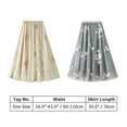 thumbnail image 3 of IBTOM CASTLE Women's Floral Embroidered Tulle Skirt Elastic High Waist Mesh Tutu A-Line Midi Long Skirts One Size Light Gray, 3 of 7
