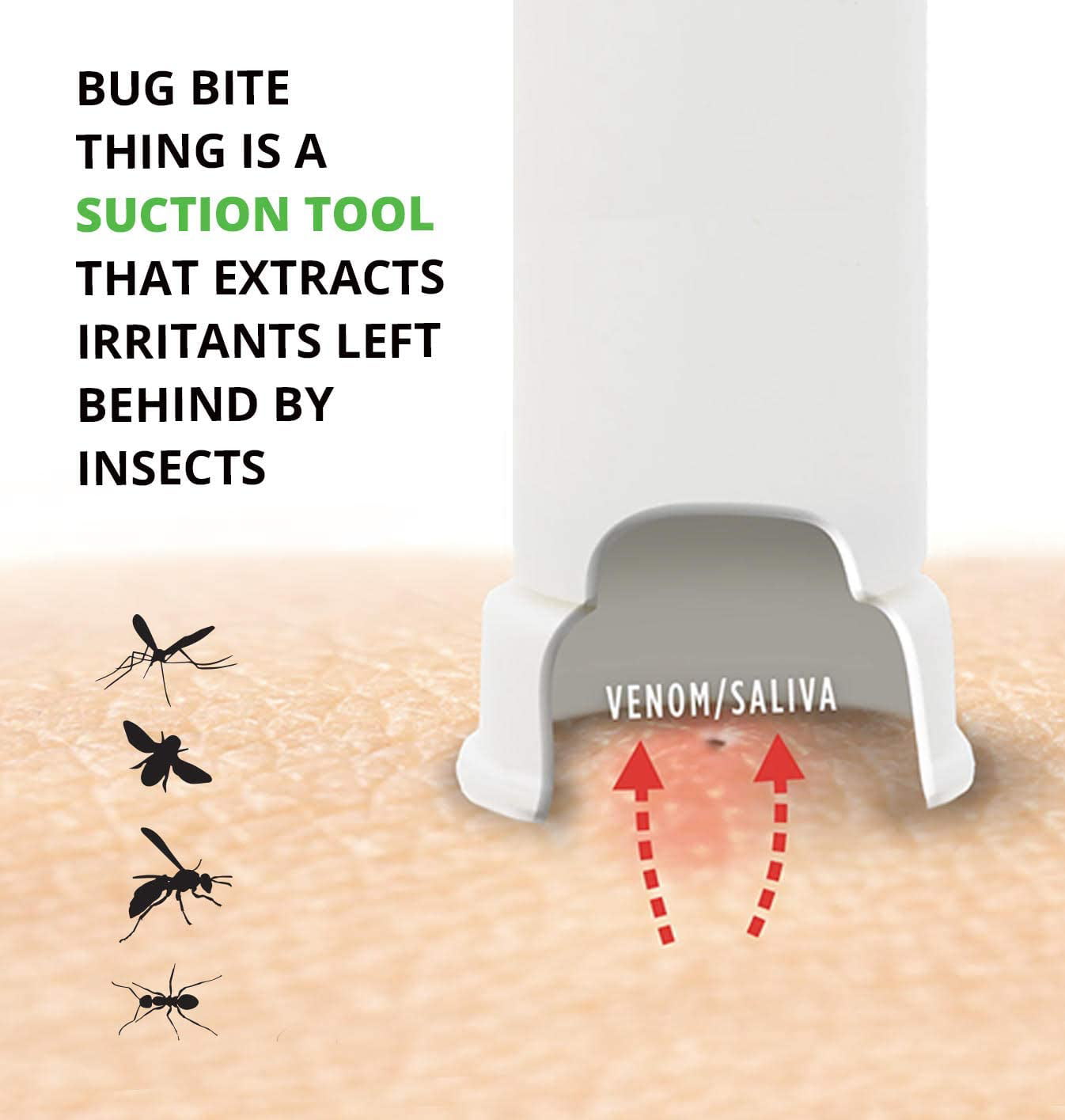 Itch Relief Suction Tool Bug Bite Thing Suction Tool Bug Bites and Bee Wasp  Stings Natural Insect Bite Relief Chemical Free - AliExpress