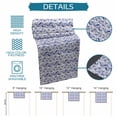 thumbnail image 6 of Table Runner - 36 Inch Long, Purple Flower Pattern Kitchen Dining Table Runner Dresser Scarves, Vintage Floral Botanical Simple Farmhouse Decor for Coffee Tables Wedding Party Banquet, 6 of 8