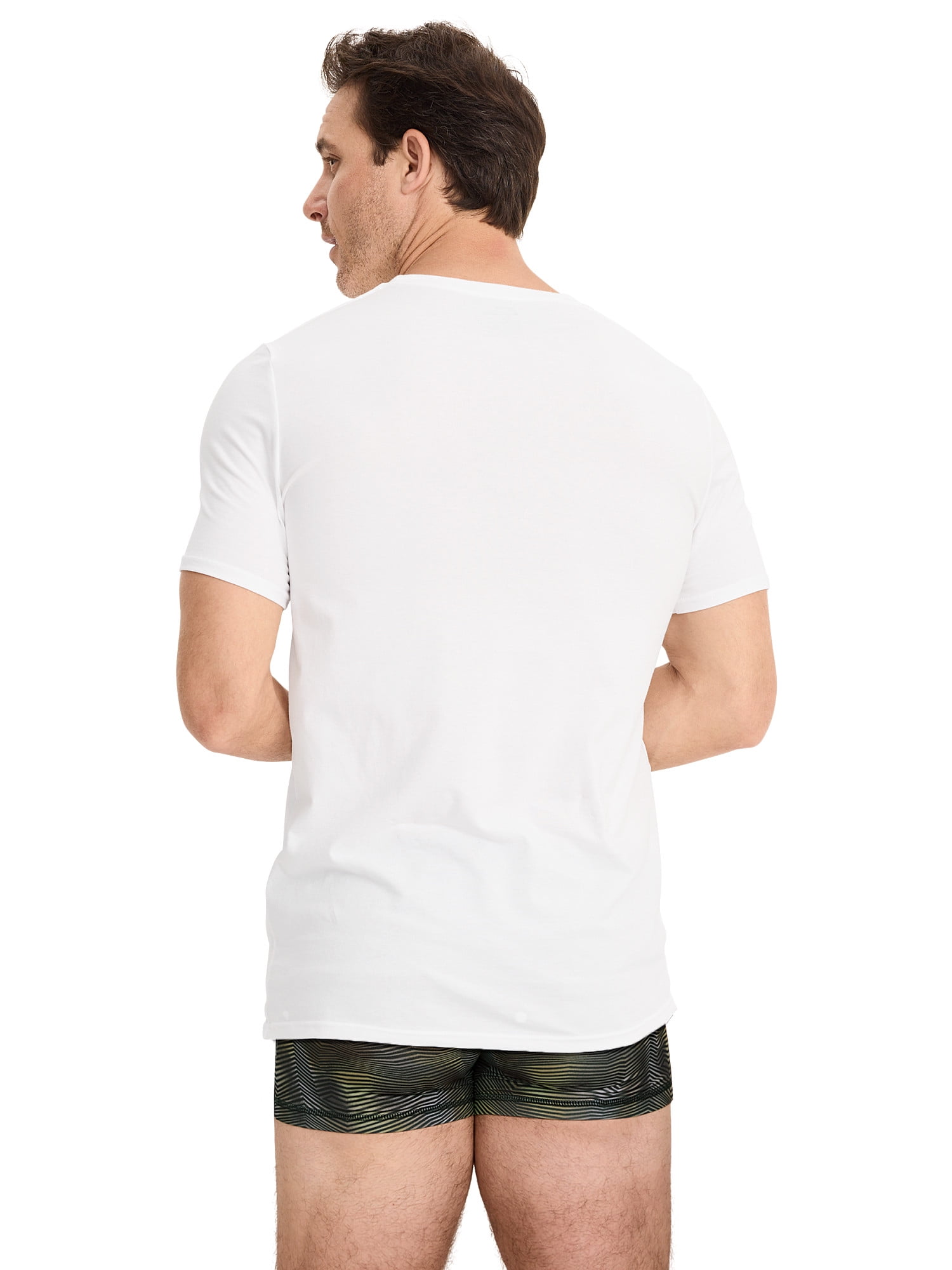 Jockey Essentials Cotton Stretch Crew Neck Undershirt - 3 Pack
