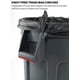 thumbnail image 3 of Cubo de basura/basura Rubbermaid BRUTE Heavy-Duty 75,7 L blanco x6, 3 of 7