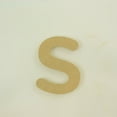 thumbnail image 3 of Package of 1, 10 Inch X 1/2" Thickness MDF Letter s in The Gotham Rounded Font, Thick, Lower Case for Art & Craft Project, Made in USA, 3 of 4