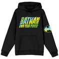 thumbnail image 5 of Batman Own Your Power Long Sleeve Women's Black Hooded Sweatshirt-5XL, 5 of 7