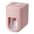 thumbnail image 1 of Piwvid Toothpaste Dispenser Wall Mounted Bathroom Automatic Toothpaste Squeezer, Without Hole Wall-mounted Adhesive Automatic Toothpaste Dispenser Squeezer, 1 of 2