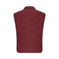 thumbnail image 4 of Puffer Vest Women Lightweight Sleeveless Quilted Jackets Zip Up Stand Collar Fall Winter Coat With Pockets Solid Color Women's Quilted Vest Padded Gilet Oversized Thermal Vests for Women, 4 of 9