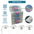 thumbnail image 6 of Blue Pink Hydrangea Table Runner 90 Inches Long Farmhouse Dress Scarves, Eucalyptus Leaves Grey Plaid Dining Tablerunner for Coffee Table/Kitchen Island/Party Décor, 13" x 90", 6 of 8