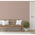 thumbnail image 6 of S4Sassy Plaid Print Wallpaper - Orange Wall Covering, 25" X 240" Self-Adhesive Textured Vinyl Walls Paper, Decorative Wallwrap, Easy Diy Walls Covering For Bedroom, Living Room, Living Space, 6 of 7