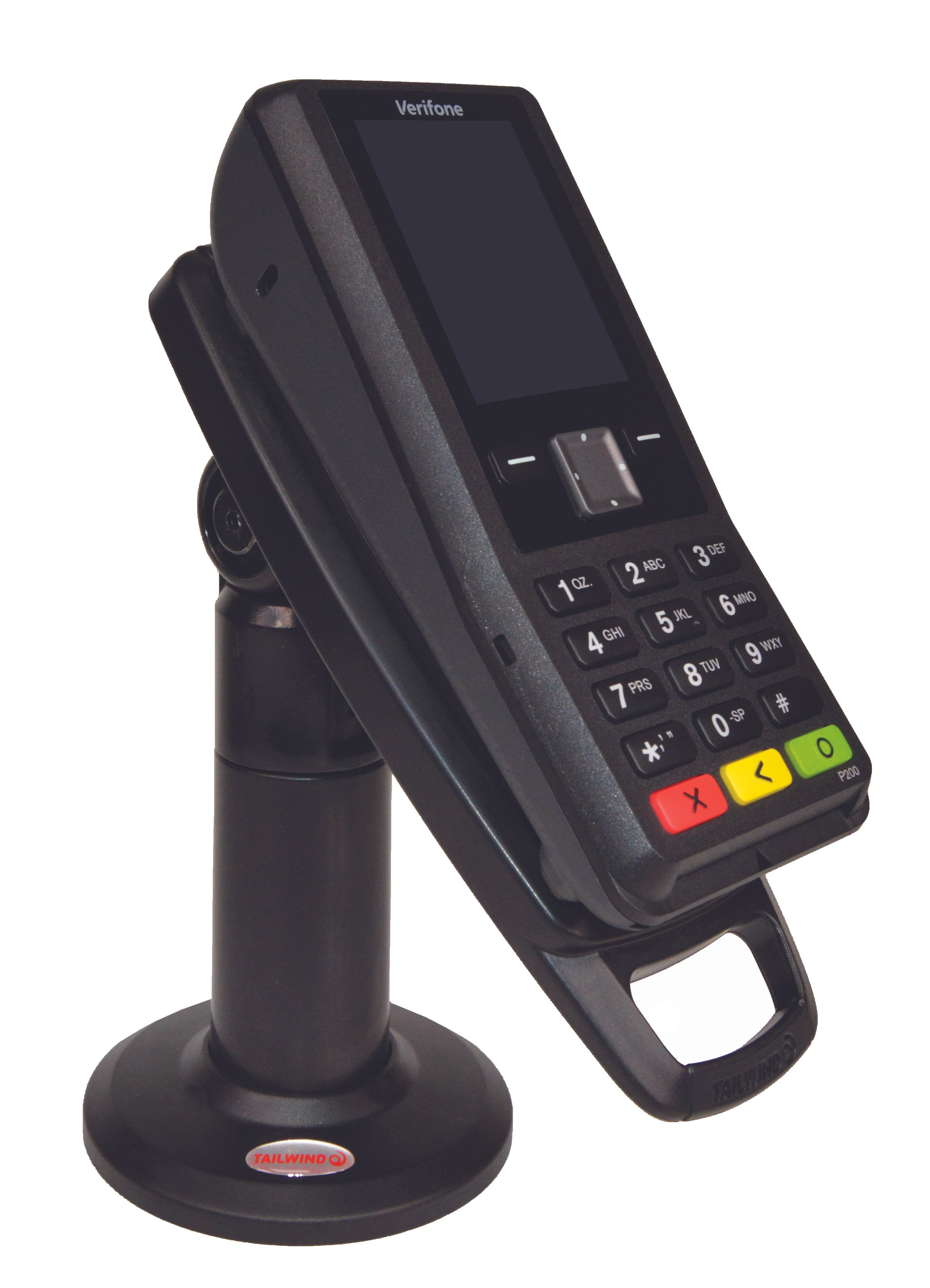 Verifone P200/P400 7" Key Locking Pole Mount Terminal Stand Slim