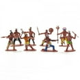 thumbnail image 6 of 13pcs/Set Native Plastic Indian Tribes Model American Art Figure for Doll Toy (Size: 7 for Cm), 6 of 7