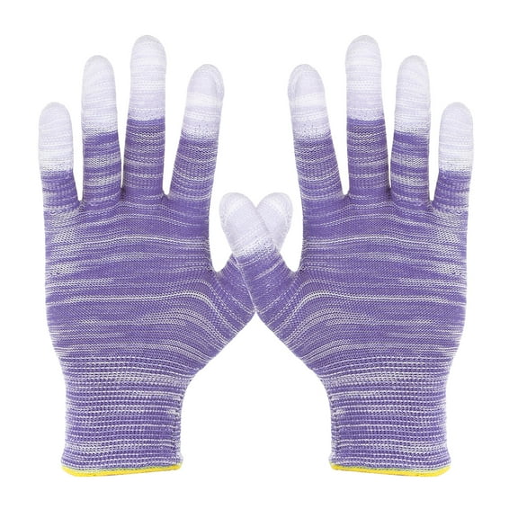 4Set Anti-Static Gloves Electrostatic Protective Gloves, Medium Size Purple