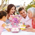 thumbnail image 2 of Sakiika  Birthday Card, Pop-Out Birthday Card Happy Birthday with Greeting Card and Envelope for Women Girl Gift Friend, 2 of 8