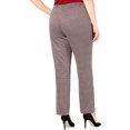 thumbnail image 2 of Nine West Womens Tapered Casual Trouser Pants, Red, Plus Size, 24W, 2 of 2