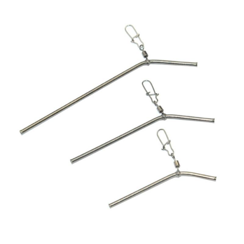 5x Small Brass Tube Fishing Balance Connector Tackle Anti Tangle Booms Accessory