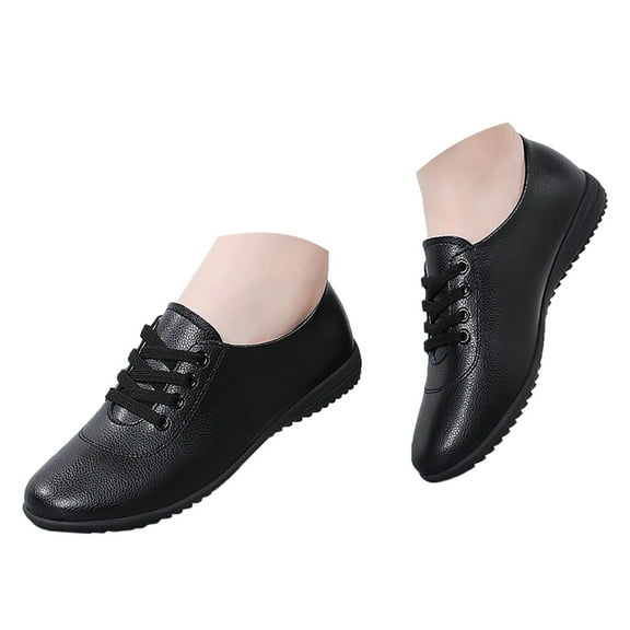 Mostsola Shoes for Women Flats Lace up Business Casual Shoes Soft Sole Formal Dress Oxfords