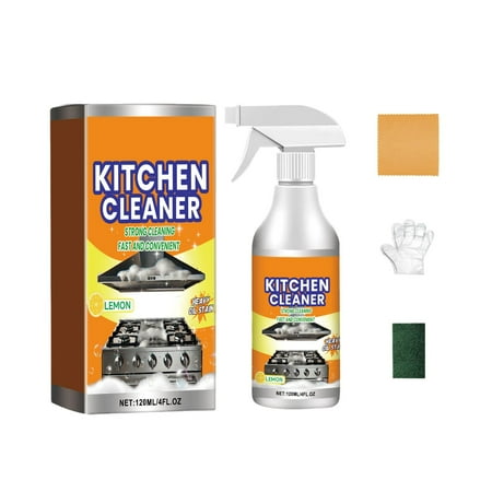 

floor detergent machine robot Remove the smell cleaner Powerful Grease Removal Effortless Cleaning High Performance Kitchen Cleaner Deeply Cleans Stove Hoods Cooktops Kitchenware [120ML]