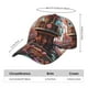 thumbnail image 2 of Fotbe fairy-tale-world-with-delicious-candy Gorro Clásico de Béisbol, Gorra Ajustable con Broche Snapback, Gorro de Exterior de Algodón Suave, 2 of 6