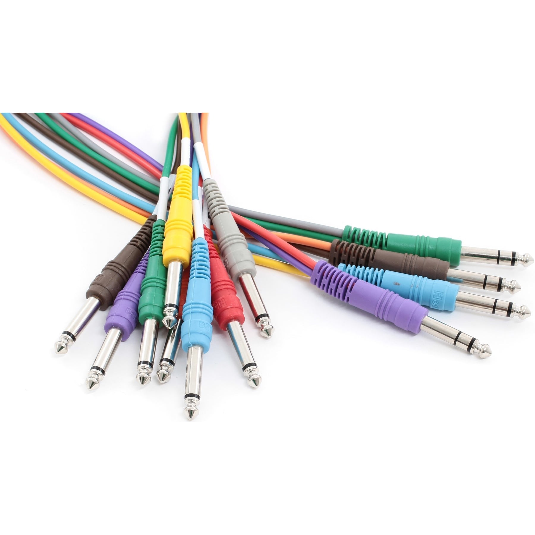 Hosa STP-804 4-channel 1/4" TRS to 1/4" TS Insert Snake 13.2 foot