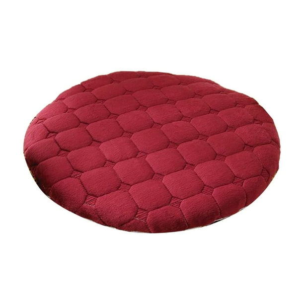 Cojín redondo de felpa, cojín para silla tatami, cojín para suelo, taburete redondo, mesa de comedor, silla de comedor, cojín redondo, cojín para asiento de invierno