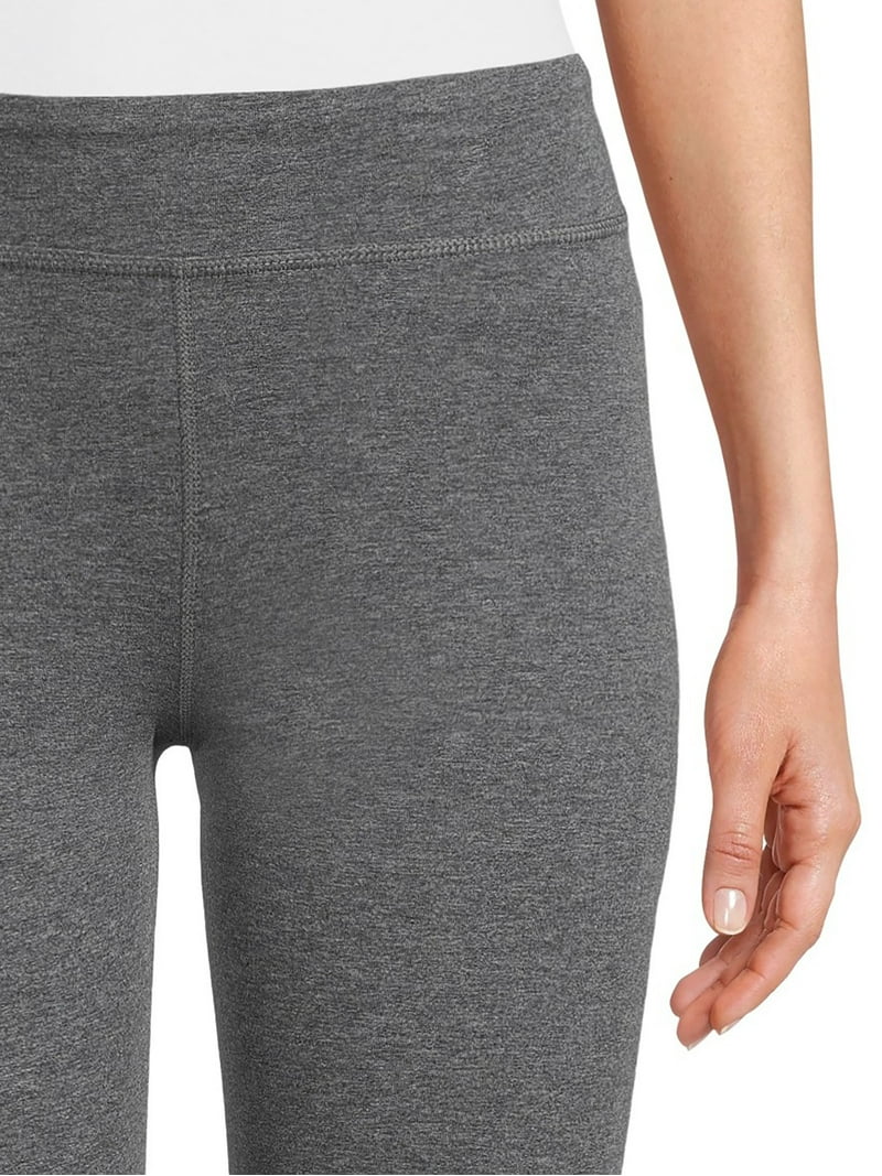 Athletic Works Women's Mid Rise Slim-Leg Capri Leggings
