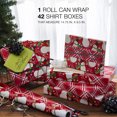 thumbnail image 3 of American Greetings Christmas Wrapping Paper Reversible Jumbo Roll, Snowflakes (1 Pack, 175 sq. ft.), 3 of 7