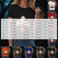thumbnail image 3 of TOWED22 Womens Cute Ghost Pumpkin Flowers Shirt Fall Pumpkin Vintage Flowers Tshirt Halloween Funny Graphic Blouse Casual Basic Tee(Grey,XXL), 3 of 8