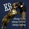 thumbnail image 3 of CafePress - K9 Always Ready T Shirt - Men's Classic Graphic Cotton T-Shirt, 3 of 4