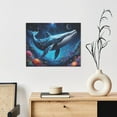 thumbnail image 6 of Zufioo Colorful Ocean Whale Print Canvas Decorative Painting with Solid Wood Frame Art Decoration, Suitable for Home and Office Wall Decoration, 6 of 6