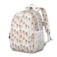 thumbnail image 2 of Cartoon Pug and Heart Backpack for School,Cute School Bag,Schoolbag with Adjustable Shoulder Straps & Padded Back,15"x11.42"x5.5", 2 of 6