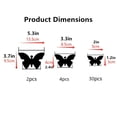 thumbnail image 3 of WYZCTTD 36 Pcs Butterfly Mirror Wall Stickers Removable Acrylic Self Adhesive Decal Decor, 3 of 7