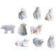 thumbnail image 4 of EeaseMX 9 microadornos de oso polar para paisajes. Preciosas decoraciones de oso polar., 4 of 8