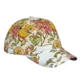 thumbnail image 3 of Fotbe Ducks And Flowers Baseball Cap, Ducks And Flowers Print Dad Hat,Outdoor Hat,Adjustable Sports Cap, Perfect For Activities, 3 of 9