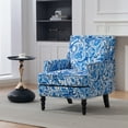 thumbnail image 5 of Villeston Mid-Century Chenille Solid Print Removable Back Cushion Armchair, Beige, 5 of 6