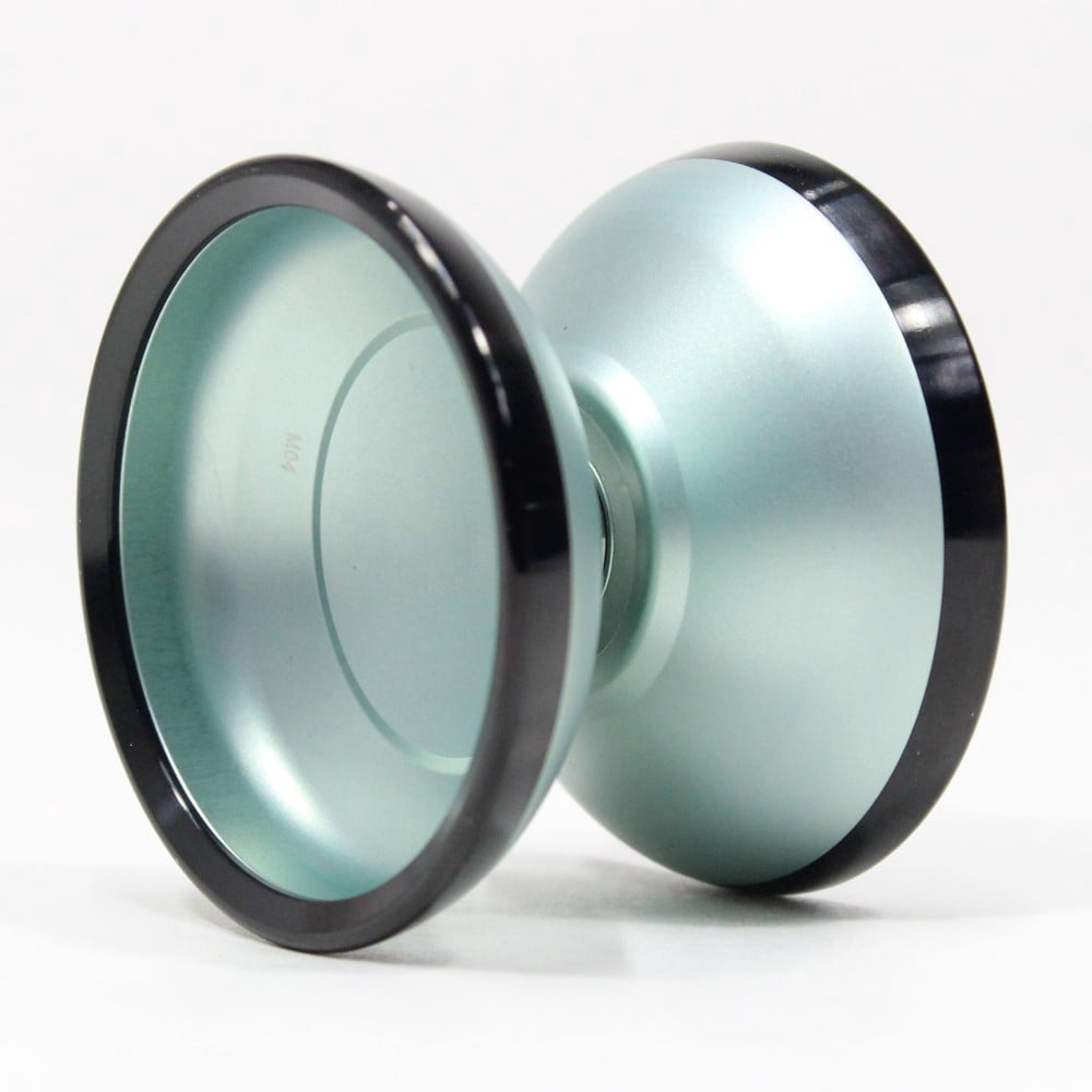 MAGICYOYO M04 Stealth Yo-Yo - Bi-Metal - 7075 Aluminum with Stainless Steel Rims (Mint Green w/Black Rims)