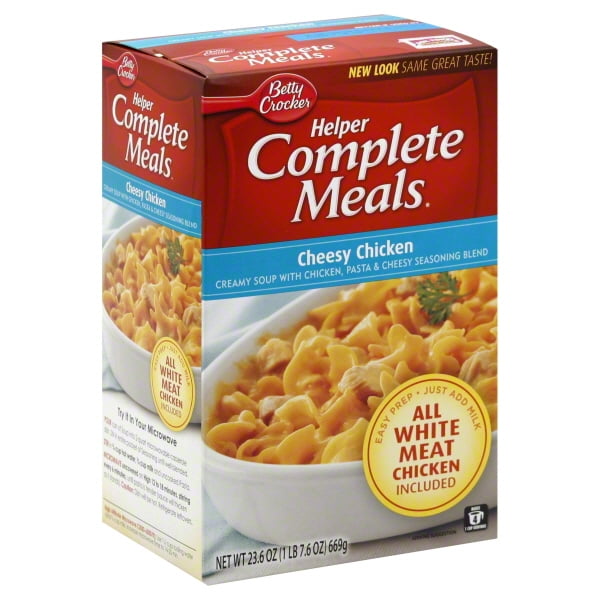 General Mills Betty Crocker Helper Complete Meals Cheesy Chicken, 23.6