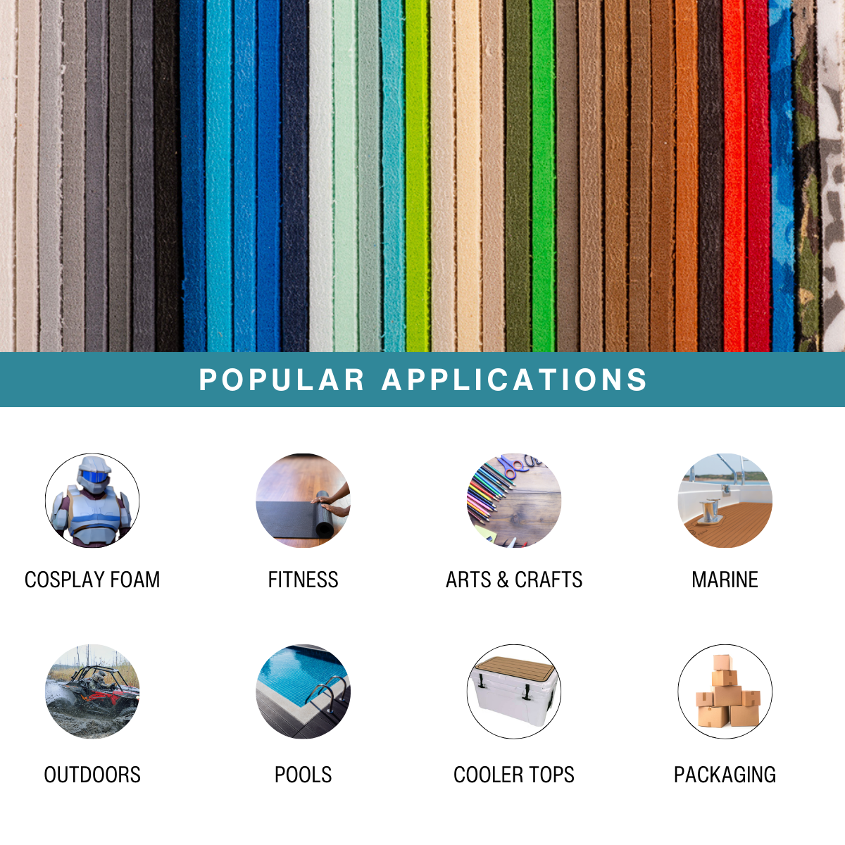 LotusFoam EVA Foam Sheet 3mm – 44"x 85" Craft Foam for Cosplay, Costumes & DIY, High Density 130 kg/m3, Heat Shapeable, Paintable, 35 Colors (Olive Green)