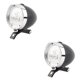 thumbnail image 4 of Greeniant Accesorio Retro para bicicleta, soporte de luz delantera , 3 faros LED, lámpara de advertencia de seguridad para paseo nocturno,, 4 of 6
