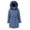 Blue, variant on Delayuji Thickened Lined Parka Women'S Down Jackets Women's Winter Jacket Winter Coat Warm Breathable Streetwear Embroidery Casual Jacket Khaki L