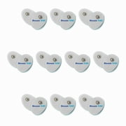 TENS Electrodes - Small 1.57" x 1.18" Replacement Pads for TENS Units - 10 Pairs of Snap TENS Unit Electrodes (20 TENS Unit Pads) - Discount TENS Brand