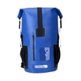 thumbnail image 4 of Mochila impermeable de 55 litros, diseño ergonómico, bolsa seca de PVC de 13 x 22,8 pulgadas, ligera y versátil para aventuras al aire libre. Azul, 4 of 8