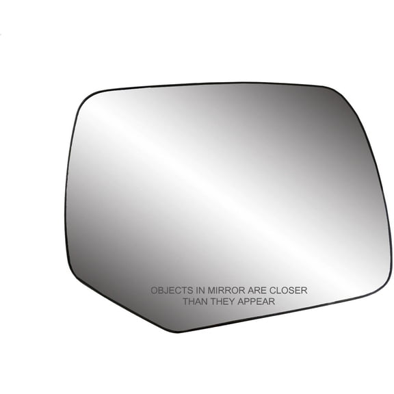 80213 - Fit System Passenger Side Non-heated Mirror Glass w/ backing plate, Nissan Altima Coupe 08-13, Altima Hybrid 07-11, Altima Sedan 07-12, 4 3/ 8" x 6 3/ 4" x 8" (foldaway mirror)