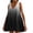 Black, variant on LIaqionyy Women's Gradient Mini Dress V Neck Pleated Dresses Loose Sleeveless Pullover Dress for Summer Beach