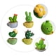 thumbnail image 4 of 4 piezas de cactus de primavera, pequeñas plantas en maceta, decoración para pasteles y repostería (verde), 4 of 5